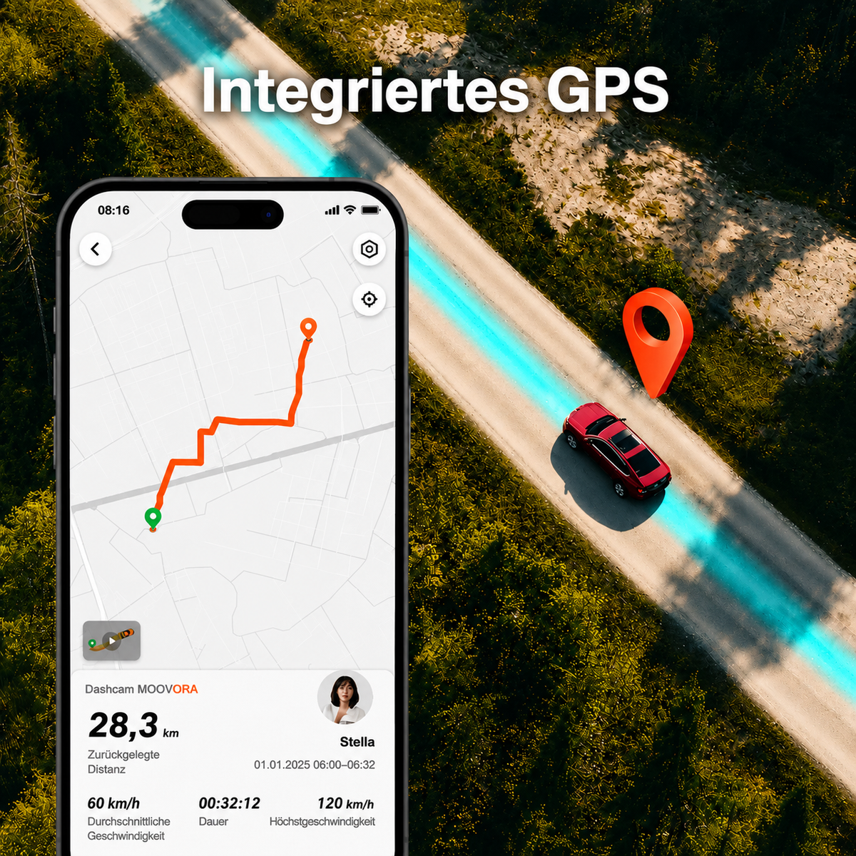 📍 Built-in GPS