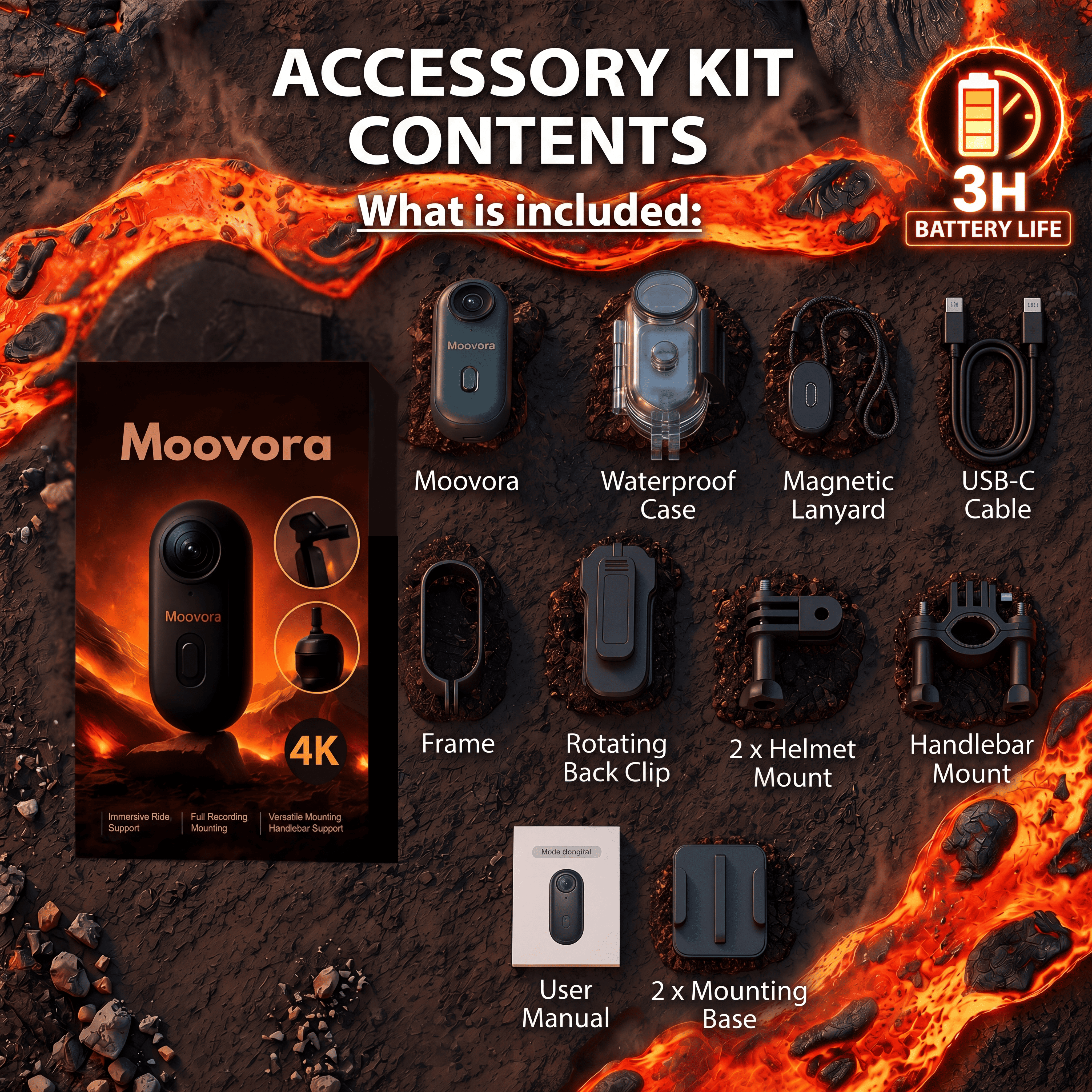 POV Camera R1000 4K - Moovora