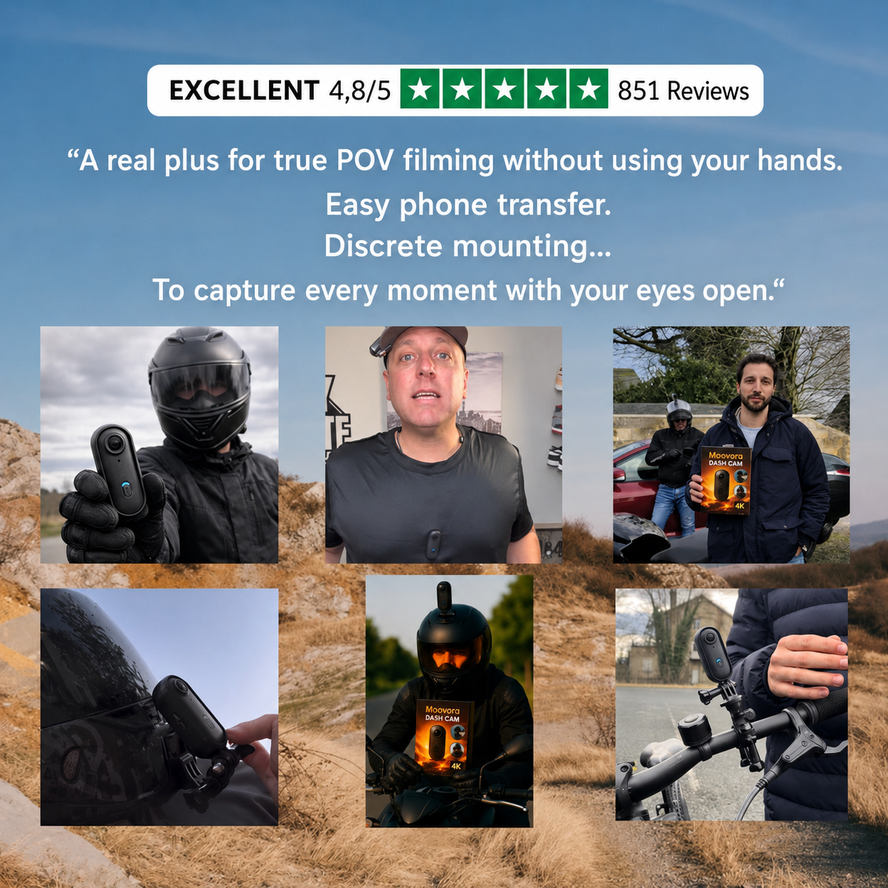POV Camera R1000 4K - Moovora